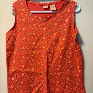 Bobbie Brooks Tropical Punch Floral Tank Top